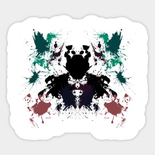 Rorschach Inkblot Sticker